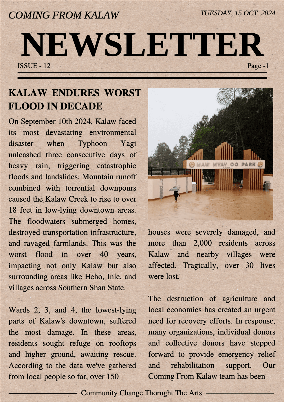 Issue 12 – October 2024