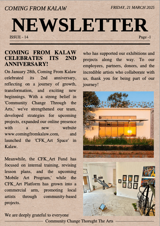 Issue 14 – March 2025